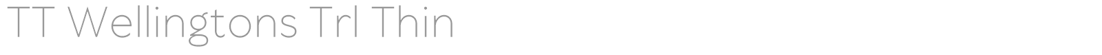TT Wellingtons font preview